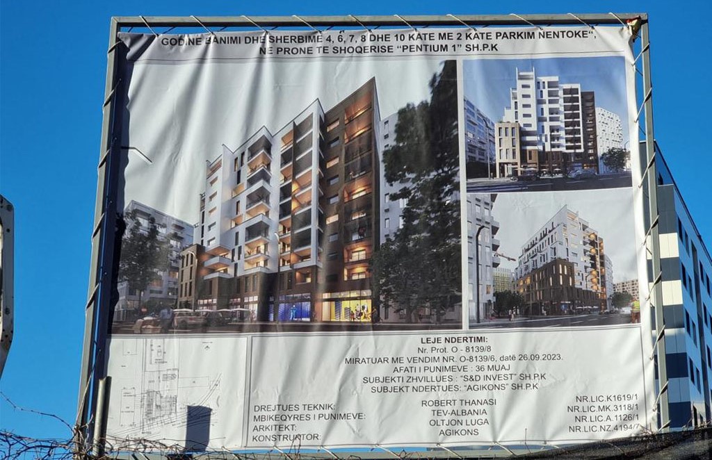 Projekti Mara Residence ne Rrugen Ibrahim Pashe Bushatlliu, Tirane
